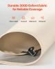 VEVOR Sun Shade Sail Canopy Covers, Fit for 6 x 6 ft Screen House Tent, Sun Protection, 5.51 x 5.71 ft 300D Oxford Silver-Coated Fabric