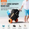 VEVOR Beach Dolly with Big 12" Foam Wheels