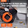 VEVOR Fish Tape, 240-foot, 1/8-inch