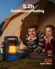 VEVOR Portable Propane Heater, 9000BTU Forced Radiant Space Heater with Stepless Temp Settings & Tip-over Protection, Portable Garage/Shop for Sports