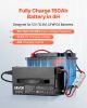 VEVOR 12V 40A Lithium Battery Charger 14.6V AC-DC LiFePO4 Smart Charger for RV
