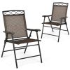 Set of 2 Patio Folding Chairs
