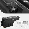 VEVOR Truck Bed Storage Box, Lockable Lid, Waterproof ABS Wheel Well Tool Box 6.6 Gal/20 L