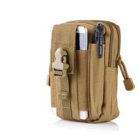 Drop Leg Bag Military Tactical Thigh Pack (Color: Brown)