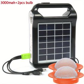Portable 6V Rechargeable Solar Panel USB Charger With Lamp Lighting (Model: Size 4)