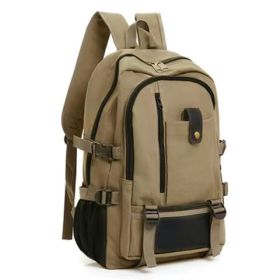 Outdoor Travel Camping Bag Computer Bag (Color: dark khaki)