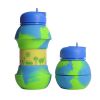 550ML Collapsible Water Folding Water Cup Silicone Leakproof Portable Kettle