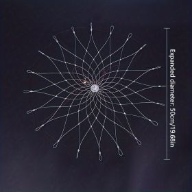 Steel Wire Fishing Net (Model: 20 Sets Of Silk, material: Steel Wire)