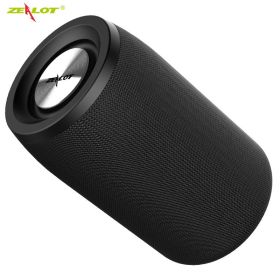 Bluetooth Speaker Bass Wireless Portable HIFI Stereo Waterproof Sound Box (Ships From: China, Color: S32-Black)