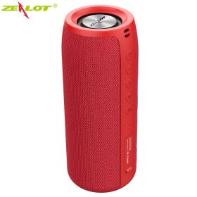 Powerful Bluetooth Speaker Bass Wireless Portable Subwoofer Waterproof Sound Box Support TF; TWS; USB Flash Drive (Ships From: China, Color: S51-Red)
