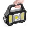 Portable Multi-Modes Solar Powered USB Rechargeable Light