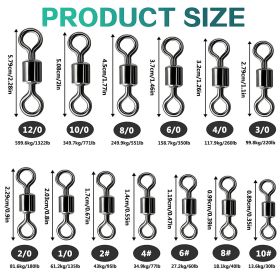 Stainless Steel Rolling Swivel Connector (size: 10#, 30lb)