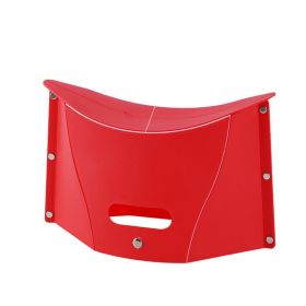 Folding Stool (Color: Red)