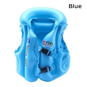 Infatable Floating Life Vest; For Children (Color: Blue)