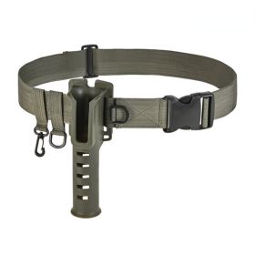 Fishing Waist Belt (Color: Army Green)