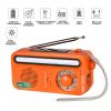 Emergency Radio Hand Crank Solar; Portable Weather Radio With AM/FM/WB/NOAA;