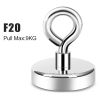Super Strong Neodymium Fishing Magnets with Countersunk Hole Eyebolt for Salvage