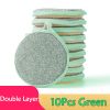 5/10pcs; Double Side Dishwashing Sponge