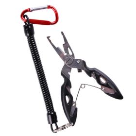 Multifunction Fishing Pliers Vise (Color: red and black)