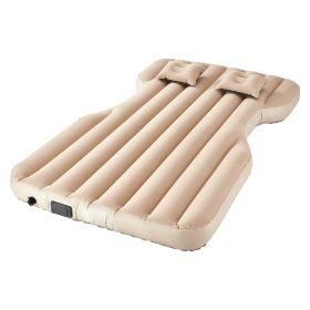 Car Air Mattress Inflatable Travel Bed Sleeping Pad Built in Pump (default: default)