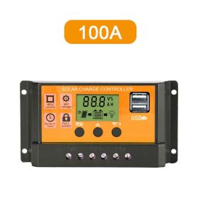 MPPT Solar Panel Regulator Charge Controller Auto Focus Tracking 30-100A 12V/24V (Package: 100A)
