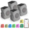 5 Core Rock Speaker Outdoor Waterproof Bluetooth Solar & USB Charging RGB Colors