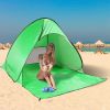 Pop Up Tent Anti-UV Waterproof Tent Canopy w/ Net Window Storage Bag