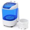 Portable Mini Semi-automatic Washing Machine with Spin Tub and Drain Hose 2.5 kg Capacity