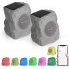 5 Core Rock Speaker Outdoor Waterproof Bluetooth Solar & USB Charging RGB Colors