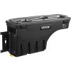 VEVOR Truck Bed Storage Box, Lockable Swing Case with Password Padlock, 6.6 Gal/25 L ABS Wheel Well Tool Box, Waterproof and Durable