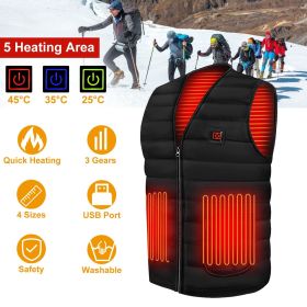 Heat Jacket Vest 3 Heating Gear (size: L)