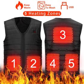 Heat Jacket Vest 3 Heating Gear (size: 2XL)