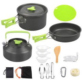 16Pcs Camping Cooking Ware Set Camping Stove (Type: Cookware Set)