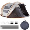 5-8 Person Pop Up Tent Automatic Setup Camping Tent Waterproof