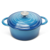 Enameled Cast Iron Dutch Oven with Self Basting Lid; Pot 3QT