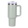 40oz capacity tumbler,  With Handle And Straw Lid
