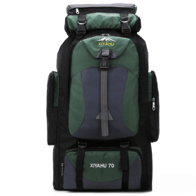 70L Hiking Camping Backpack (Color: Green)