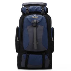 70L Hiking Camping Backpack (Color: Dark Blue)