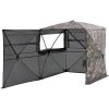 Portable Hunting Blind See Through Ground Deer Blinds 4-5 Person Carrying Bag