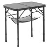 2ft Folding Portable Camping Table Aluminum Adjustable Height