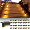 16 solar outdoor deck lights
