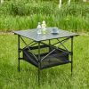 Square Folding Outdoor Table with Carrying Bag