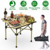Folding Camping Table Portable Lightweight Carbon Steel
