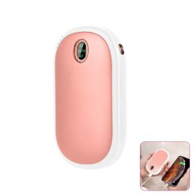 Reusable Pocket Warmer Power Bank with Digital Display (Type: 5000mAh, Color: Pink)