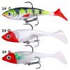 T-Tail Lead Fishing Lure Set