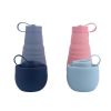 500ml Large Capacity Silicone Folding Water Bottle High Temperature Resistance