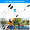 2Pcs Kayak Paddles Aluminum Alloy Detachable Canoe Paddle