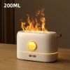 3D Flame Humidifier; Portable Silent Aromatherapy Essential Oil Diffuser