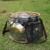 30L Outdoor folding bucket camping self-driving portable bucket telescopic bucket