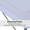 Outsunny Folding Camping Table with Faucet and Dual Water Basins
